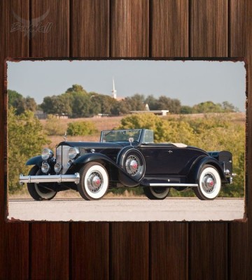 Металлическая табличка Packard Twin Six Coupe Roadster